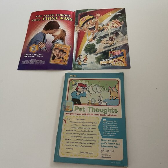 Disney Adventures Magazine March 2003 Comics Video Games Yugi Pokemon Zelda FLAW - Picture 4 of 13